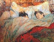 Henri de toulouse-lautrec Bed oil painting reproduction